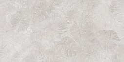 Керамогранит Meissen Keramik State листья серый ректификат 44,8x89,8 A16885