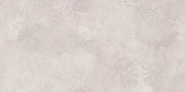 Керамогранит Meissen Keramik State листья серый ректификат 44,8x89,8 A16885