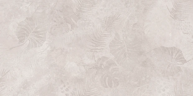 Керамогранит Meissen Keramik State листья серый ректификат 44,8x89,8 A16885