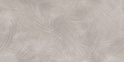 Керамогранит Meissen Keramik Floresta листья светло-серый ректификат 60x120 A17549