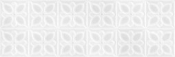 Плитка Meissen Keramik Lissabon квадраты белый рельеф 25x75 LBU053