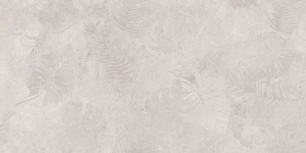 Керамогранит Meissen Keramik State листья серый ректификат 44,8x89,8 A16885