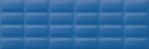Настенная плитка Vivid Colours рельеф голубой 25x75