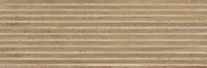 Плитка Meissen Keramik Japandi коричневый рельеф 25x75 A16488