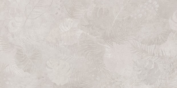 Керамогранит Meissen Keramik State листья серый ректификат 44,8x89,8 A16885