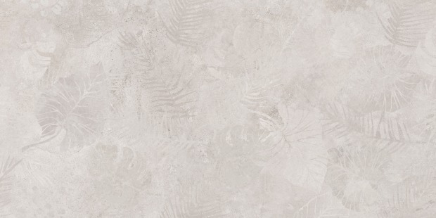 Керамогранит Meissen Keramik State листья серый ректификат 44,8x89,8 A16885