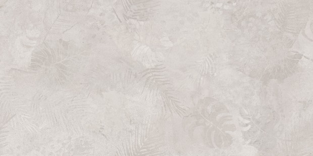 Керамогранит Meissen Keramik State листья серый ректификат 44,8x89,8 A16885