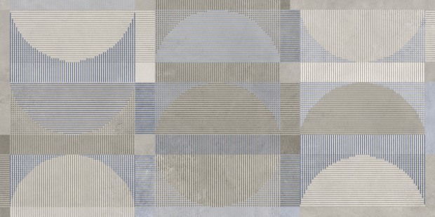 Керамогранит Meissen Keramik Vision многоцветный ректификат 44,8x89,8 A16890