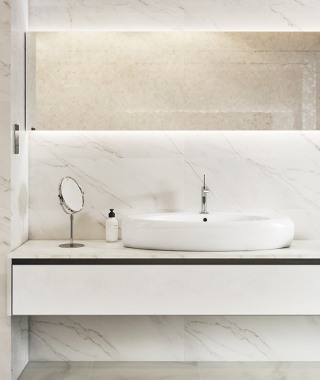 Плитка для ванной: красивая и практичная 