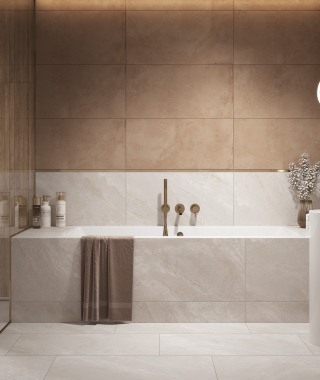 Бетон с яркими чертами