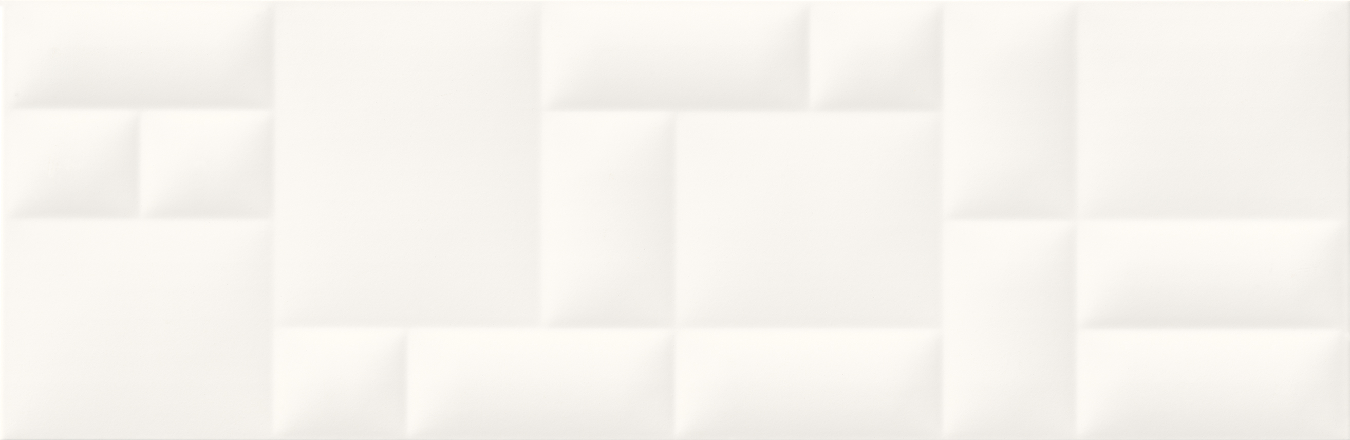 Настенная плитка Pillow Game белый рельеф 29x89